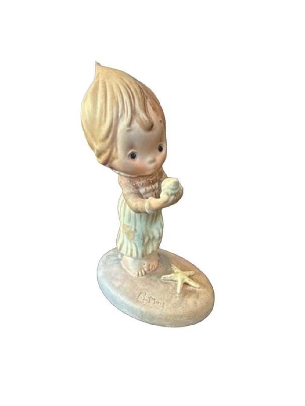 Goebel Hummel Hallmark Figurine Betsy Clark Little Miracle Girl w/Seashell